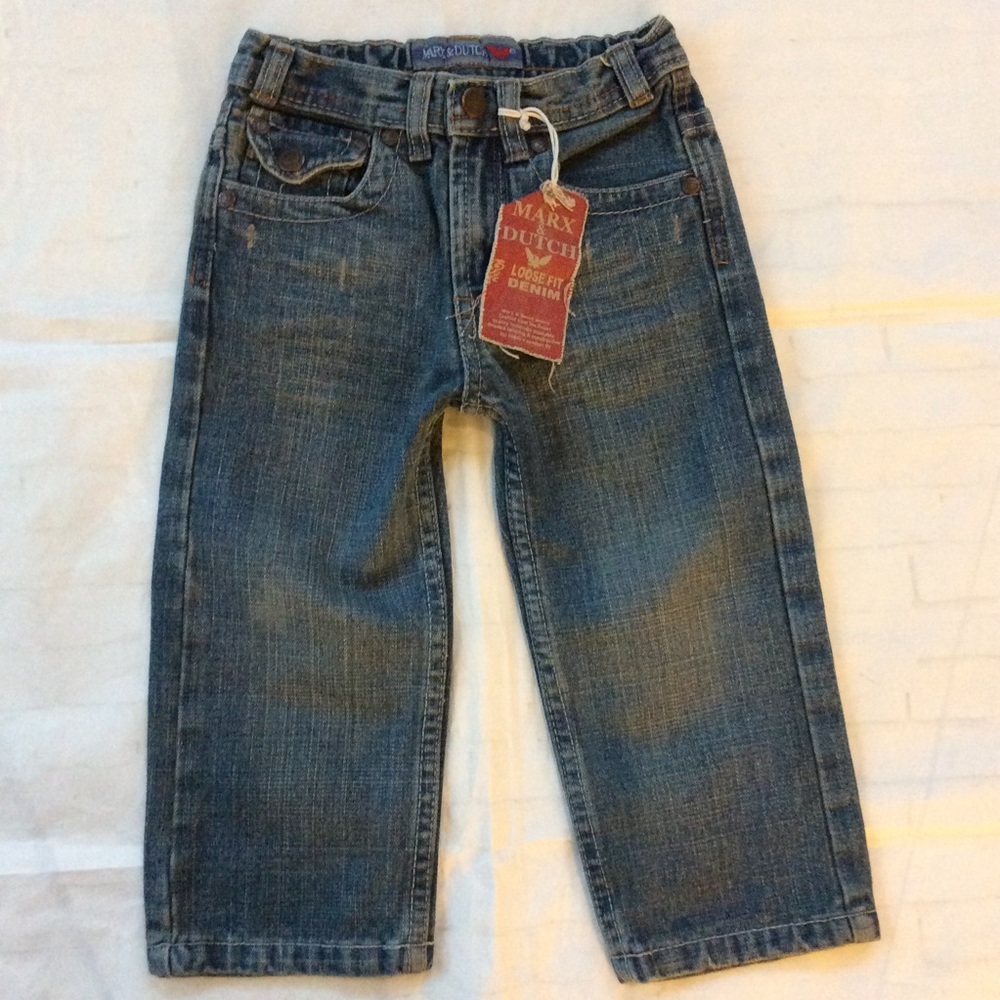 NWT Marx & Dutch Loose Fit Denim Jeans 2T